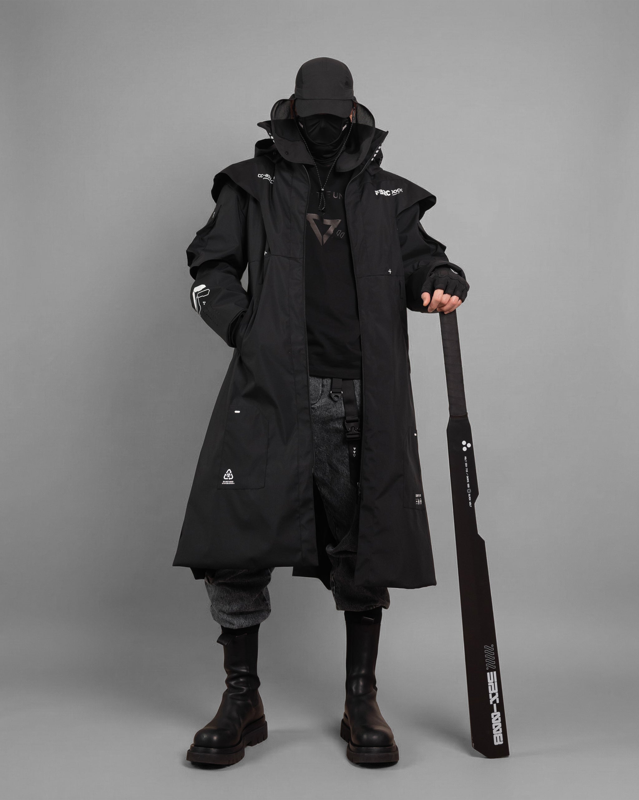 Commander Rourke Coat CC-021 Black Commander's Coat - Fabric of the Universe