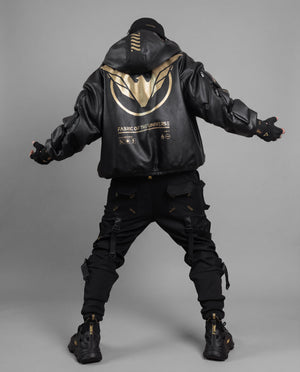 BLC-Type 070 Black Gold Leather Jacket