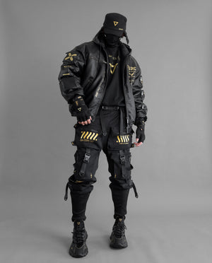 Samurai-02A Black Gold Bucket Hat