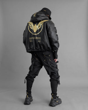 BLC-Type 070 Black Gold Leather Jacket