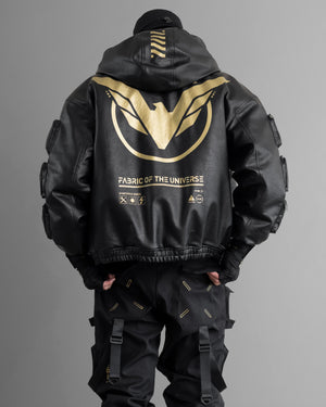 BLC-Type 070 Black Gold Leather Jacket