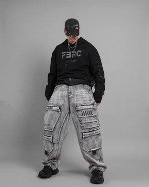 MLS-Type 003R Black Mesh Layer Hoodie