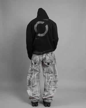 MLS-Type 003R Black Mesh Layer Hoodie