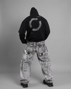 MLS-Type 003R Black Mesh Layer Hoodie