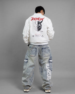 BRE-Type 009 Acid Barrel Denim Pants