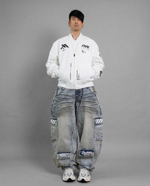 BRE-Type 009 Acid Barrel Denim Pants