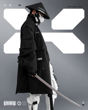 CYM-03 Black White Cyber Mask