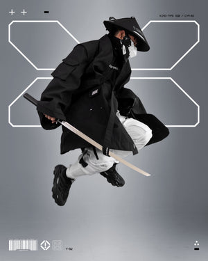 CYM-03 Black White Cyber Mask