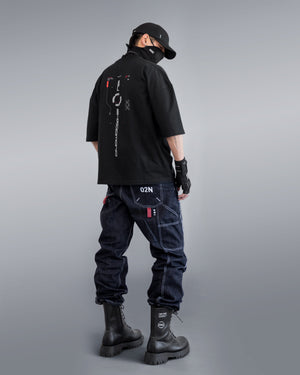 Samurai Black Oversized Short Sleeve T