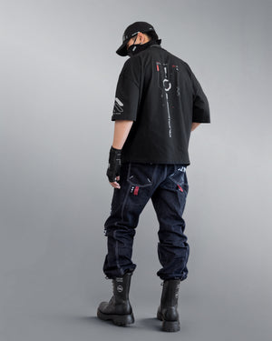 Samurai Black Oversized Short Sleeve T
