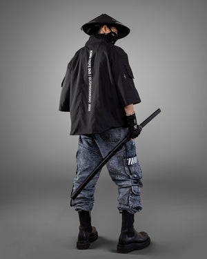 Kimo-Type 045 Black Kimono Shirt
