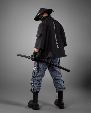 Kimo-Type 045 Black Kimono Shirt