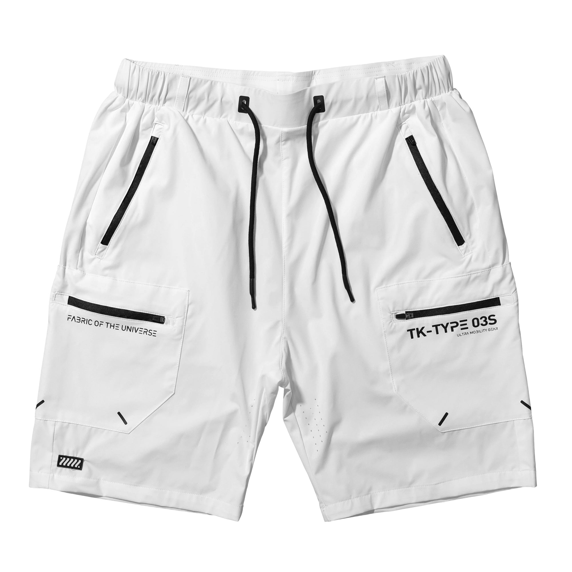 TK-Type 03S White Athletic Shorts