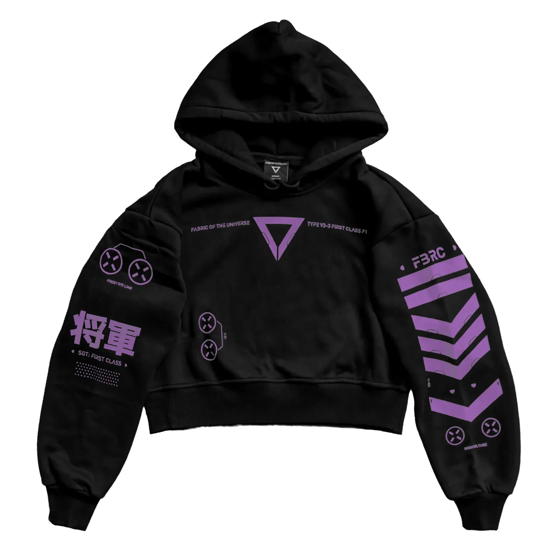 V3-3 Black Hoodie