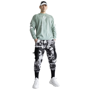 V3-3 Faded Green Long Sleeve T