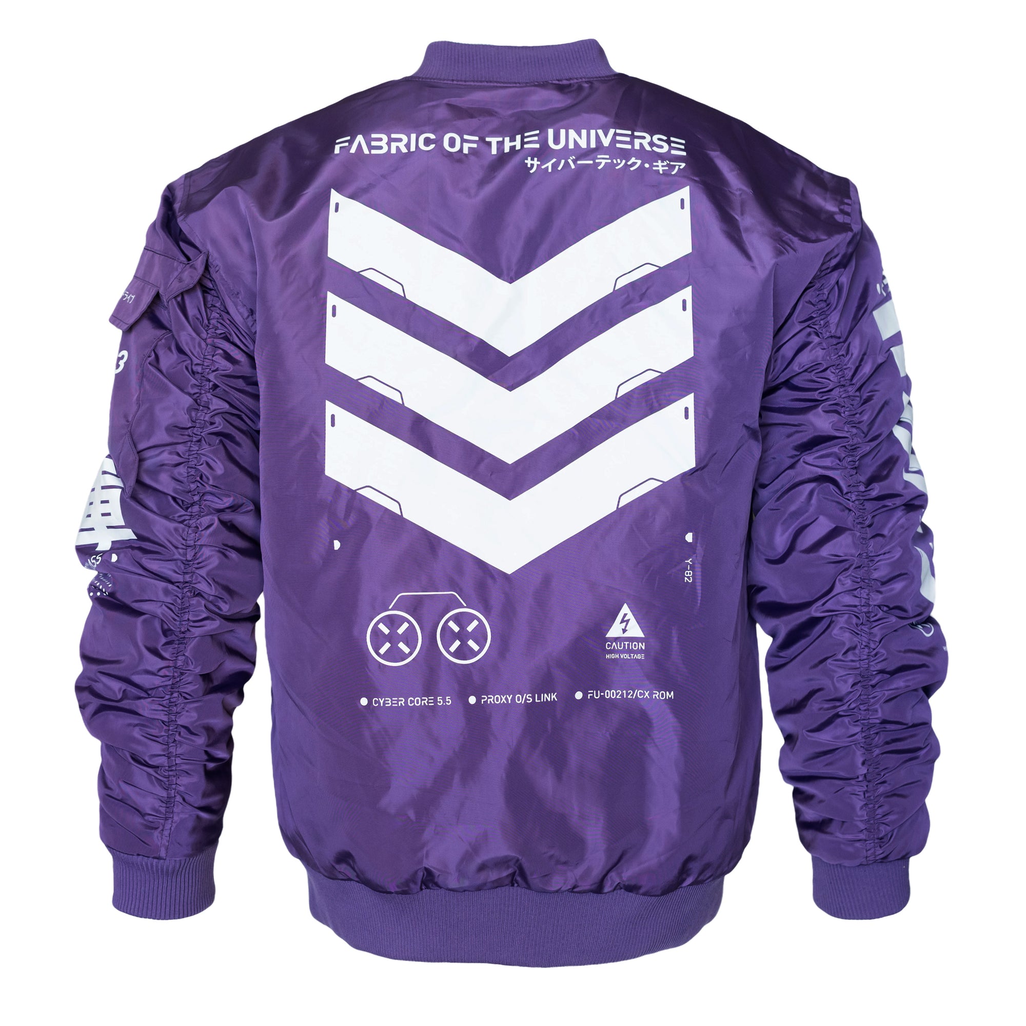 V3-3 Purple Bomber Jacket