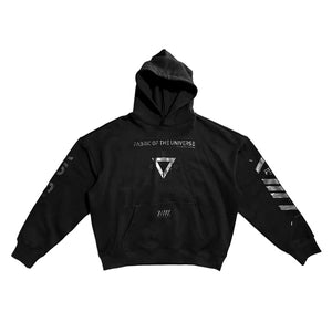 V3-S Black Stealth Oversized Hoodie