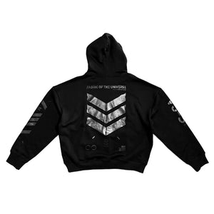 V3-S Black Stealth Oversized Hoodie