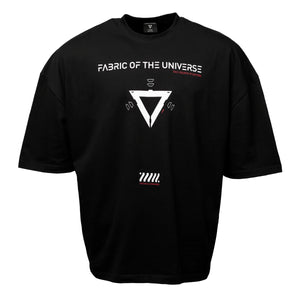 V3-S Black Oversized Short Sleeve T