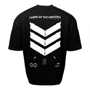 V3-S Black Oversized Short Sleeve T