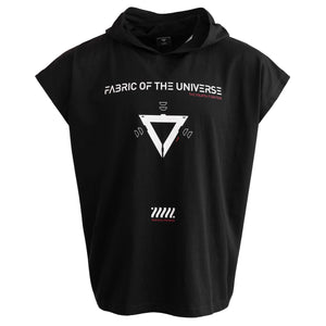 V3-S Black Hooded Sleeveless T