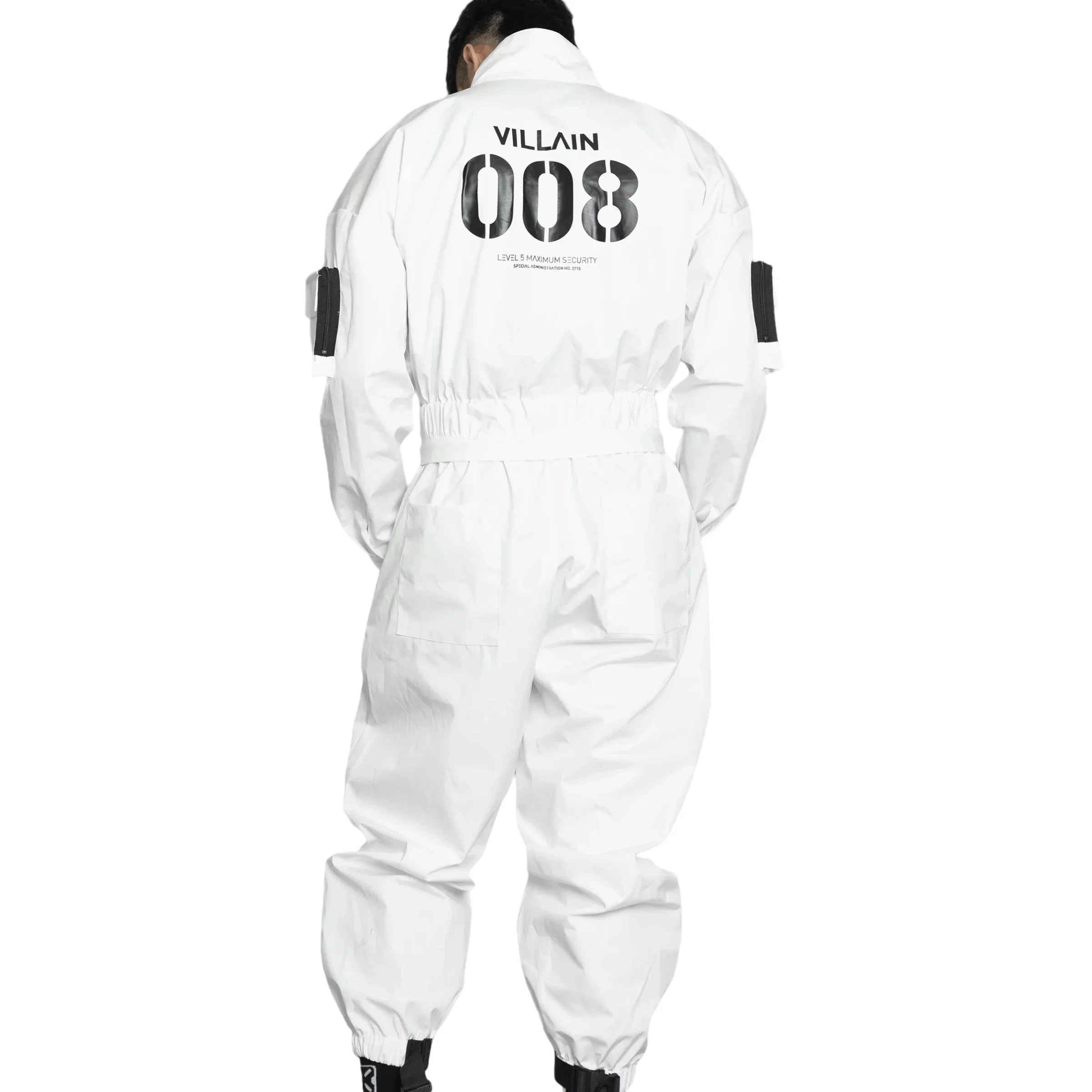 VJ-008 White Villain Jumpsuit - Fabric of the Universe