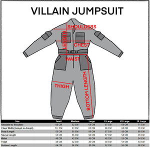 VJ-008 Black Villain Jumpsuit