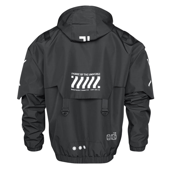 WB-Type 03A Black Windbreaker - Fabric of the Universe WB-Type 03A Black Windbreaker - Fabric of the Universe