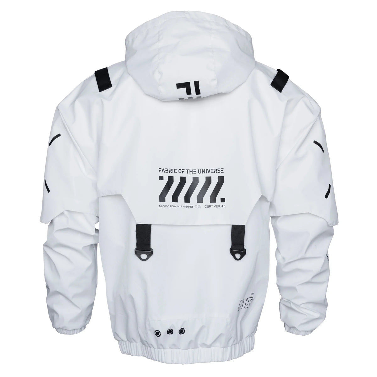 W-Type 02B White Windbreaker