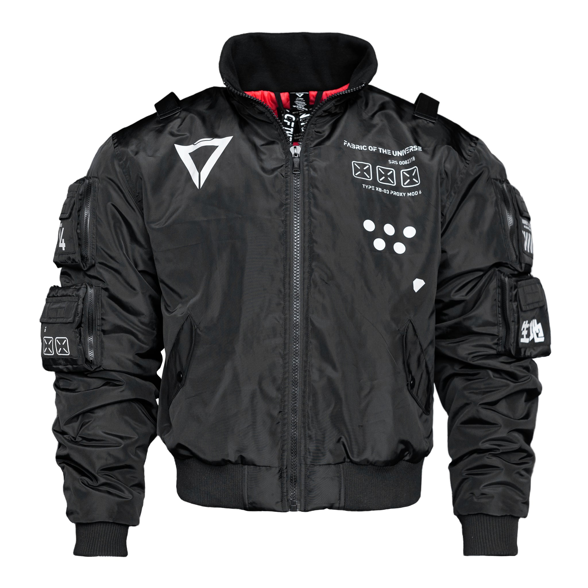 Short black hotsell bomber jacket