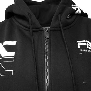 Y-2070 Black Zip Hoodie