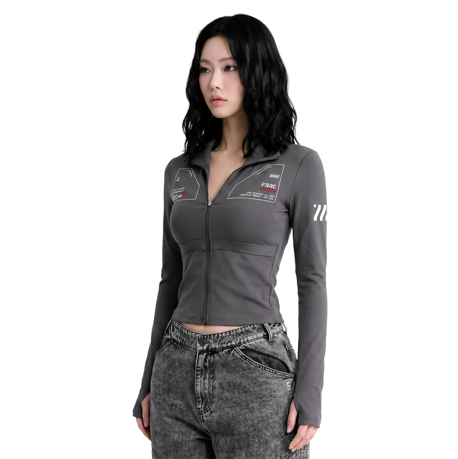 ZBS-Type 003P Gray Zip Bodyshirt
