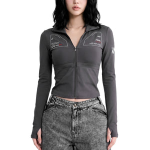 ZBS-Type 003P Gray Zip Bodyshirt