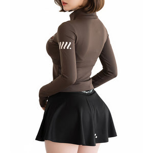 ZBS-Type 003P Brown Zip Bodyshirt