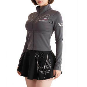 ZBS-Type 003P Gray Zip Bodyshirt