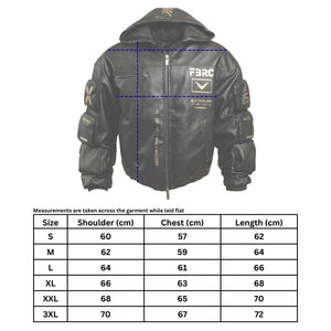 BLC-Type 070 Black Gold Leather Jacket