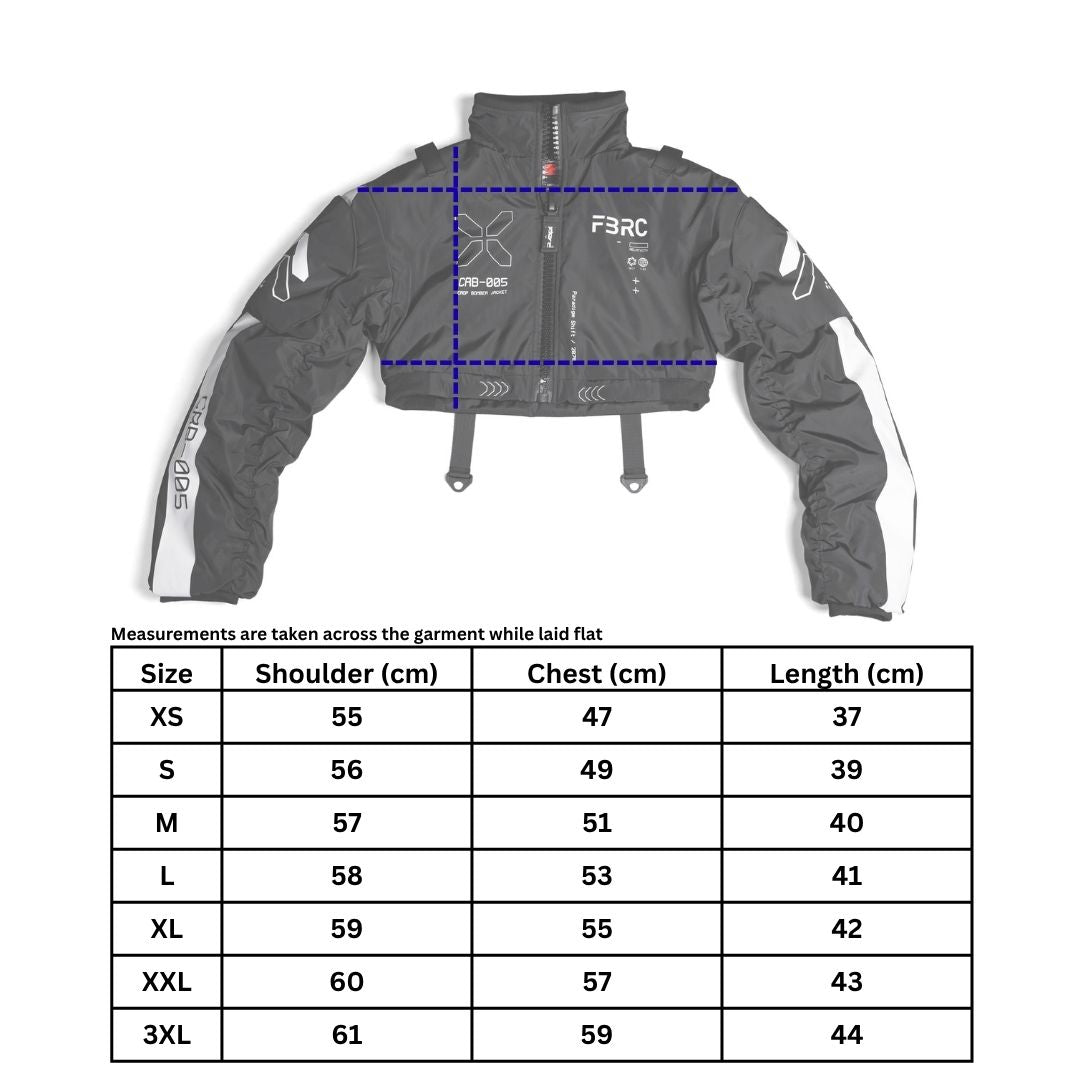 CRB-005 Black Gold Crop Bomber Jacket - Fabric of the Universe