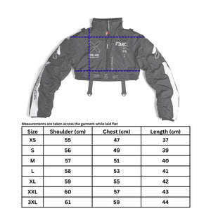 CRB-005 Black Crop Bomber Jacket