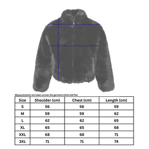 FRC-Type 1020 Black Heavy Fur Coat