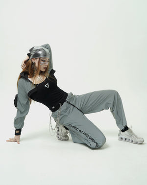 RS-Type 011 Gray Reflective Shrug Jacket