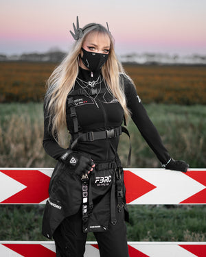 ZBS-Type 003P Black Zip Bodyshirt