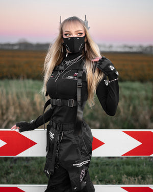 ZBS-Type 003P Black Zip Bodyshirt