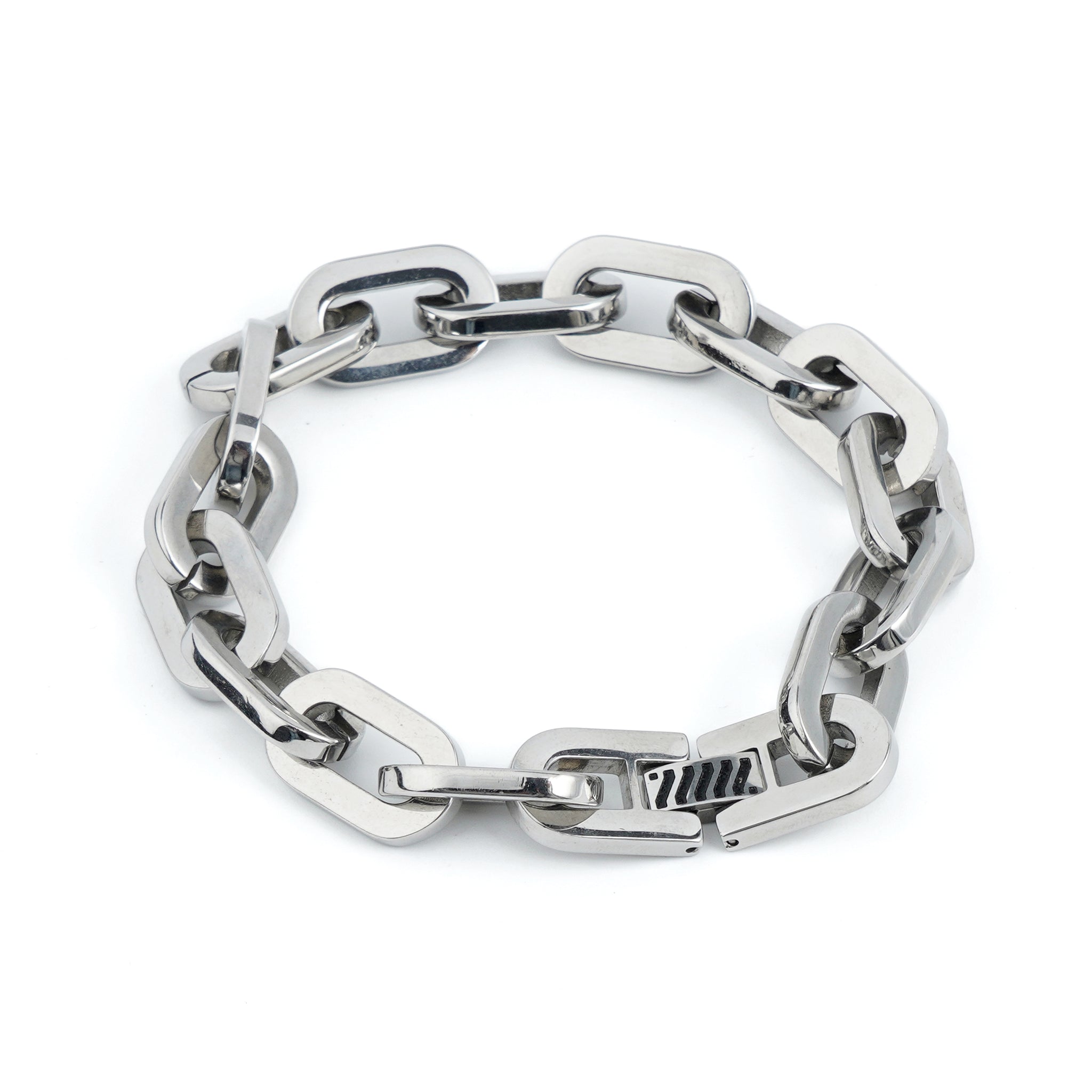 BR 220 Heavy Chain Steel Bracelet Fabric of the Universe