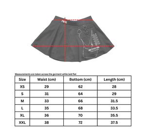 MS-Type 506 Black Gold Chain Miniskirt
