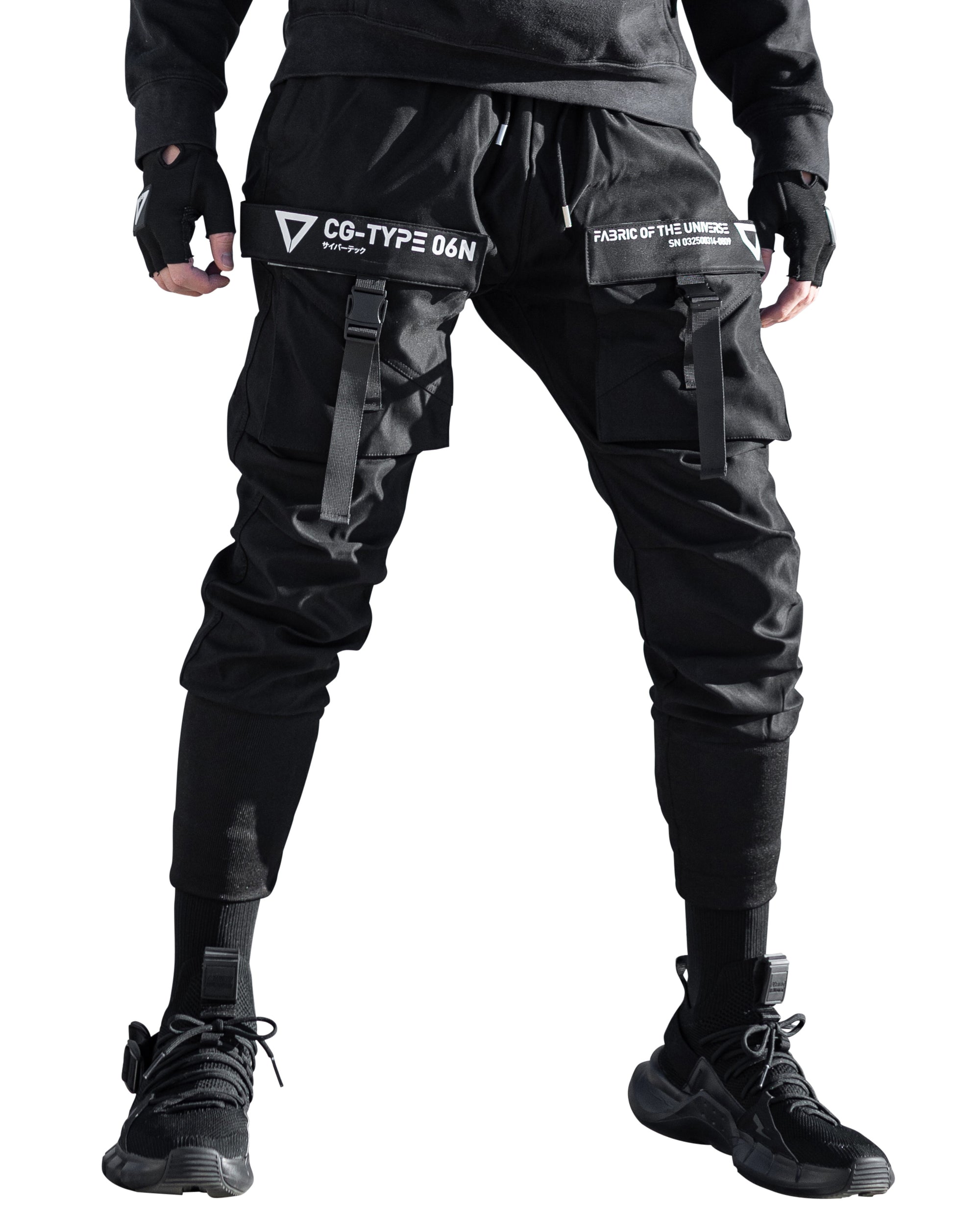 CG-Type 06N Black Cargo Pants