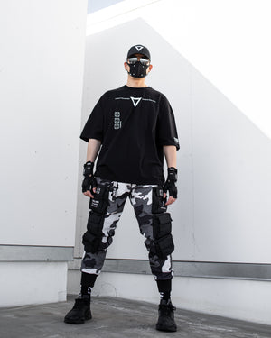 XB-03 Black Oversized Short Sleeve T