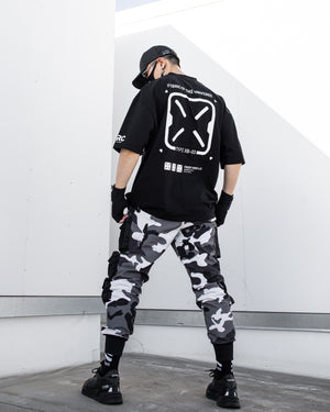 XB-03 Black Oversized Short Sleeve T