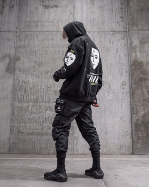 Genova-007A LM Black Hoodie