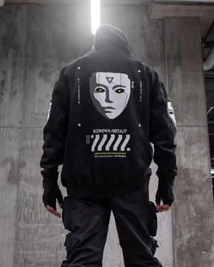 Genova-007A LM Black Hoodie