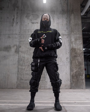 Genova-007A LM Black Hoodie